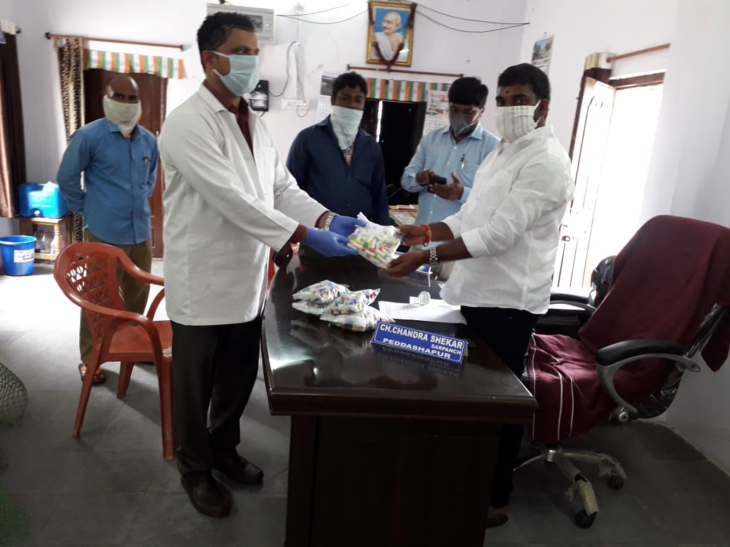 Distribution of Immunity boosters – Peddashapur (2nd Phase)