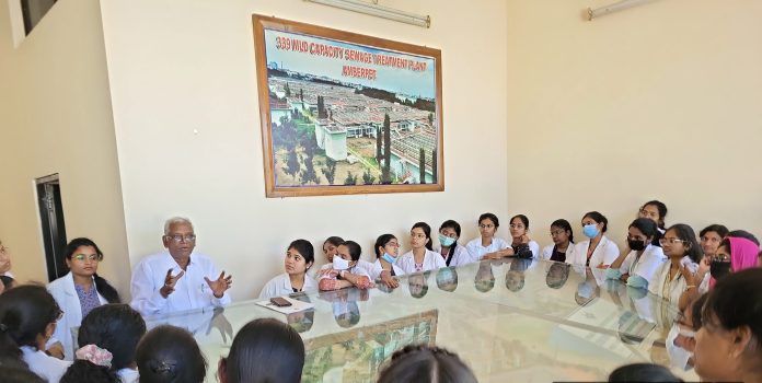 Department of Community Medicine Visit to Sewage Treatment Plant, Amberpet