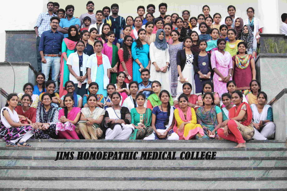 HMS students of Dr. Hahnemann Homeopathy Medical College and Research Centre, Chennai who visited JIMS Homoeopathic Medical College & Hospital