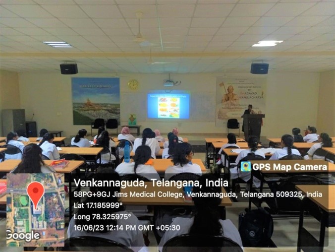 SEMINAR ON SUSTAINABLE LIFESTYLE WITH MILLETS