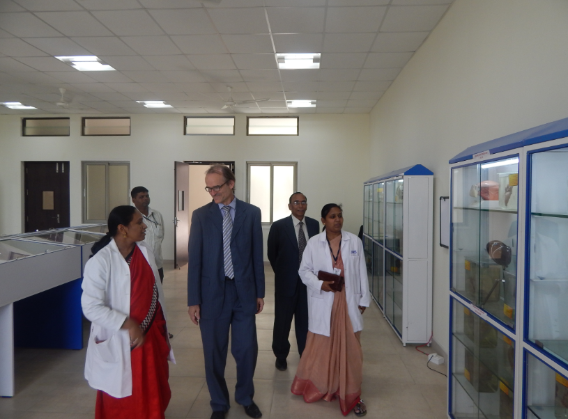 Dr. Robbert Van Haselen visit to JIMS Homeo Medical College