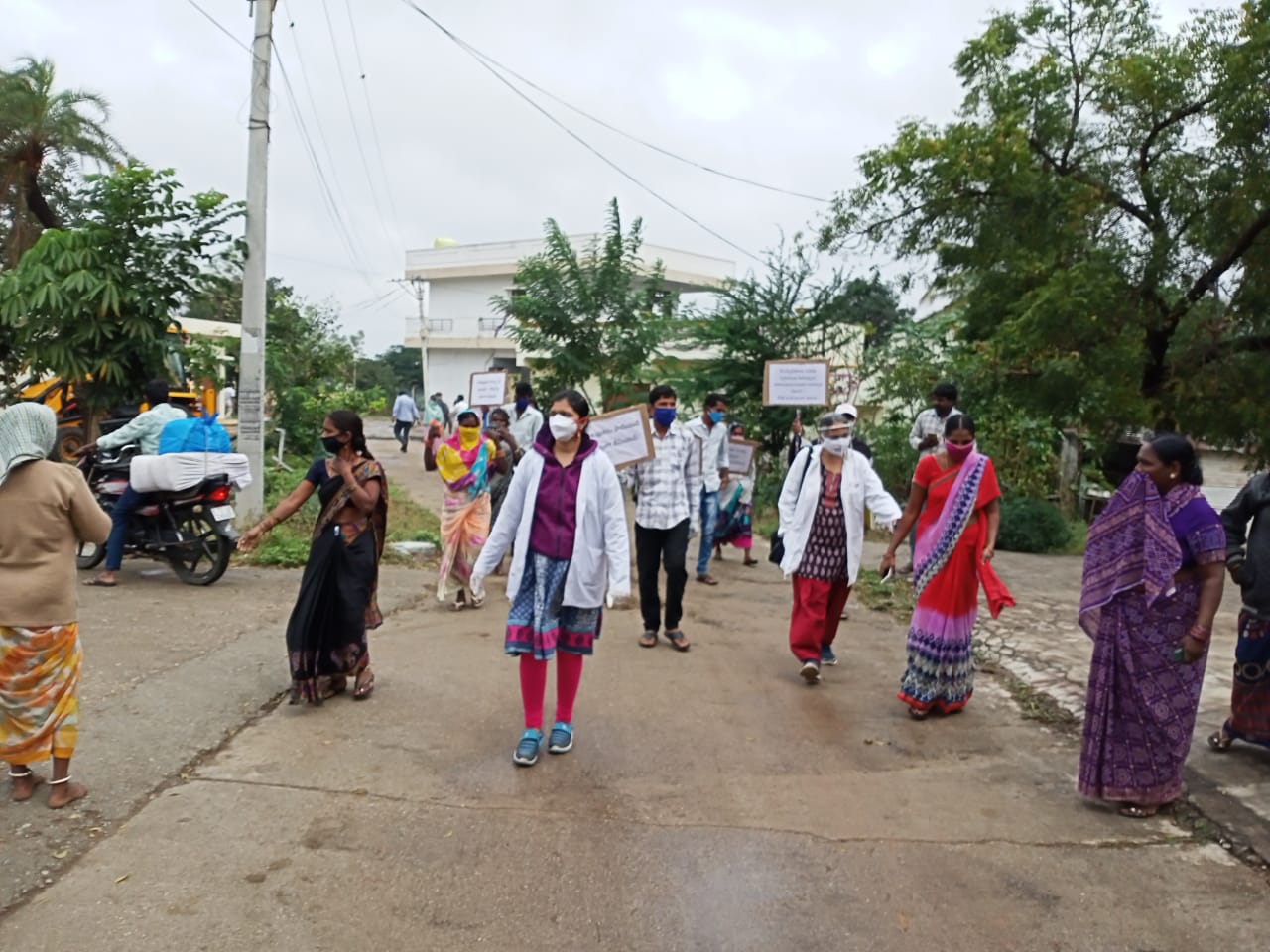 Awareness Rally And Booster Dose Distribution Programme At Midallaguda Panchayat, Mansanpadu And Masjid Mamidipalli Hamlet Villages