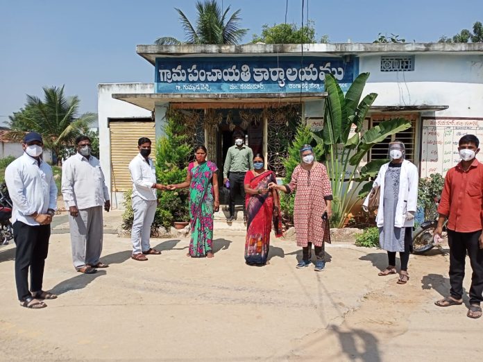 IEC Poster Sticking, Rally And Medicine Distribution Programme At Gummadavelly Village Of Kandukur Mandal