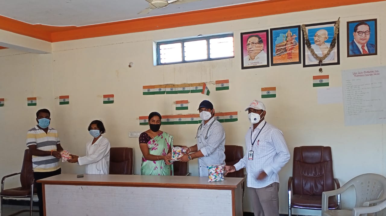 Janandolan Campaign On COVID 19 - Rally And Medicine Distribution Programme At Appareddyguda Village Of Nandigama Mandal