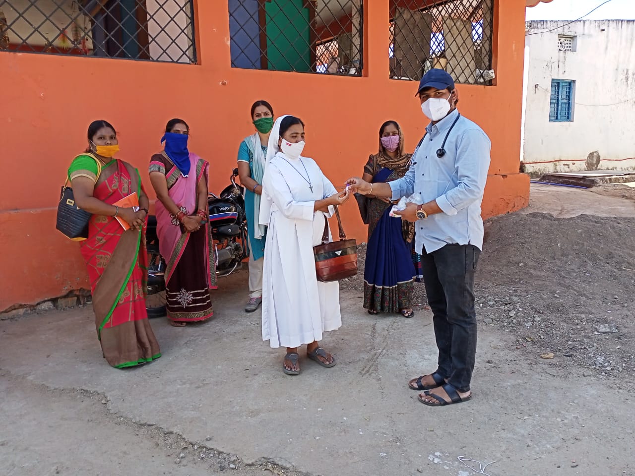 Janandolan Campaign On COVID 19 - Rally And Medicine Distribution Programme At Narsappaguda Of Nandigama Mandal