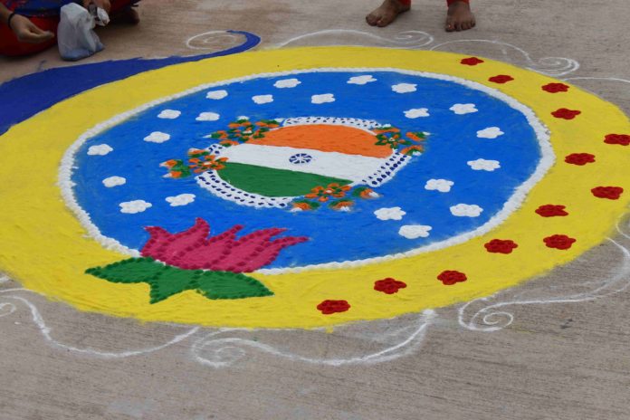 Rangoli Competition At JIMS - Gallery