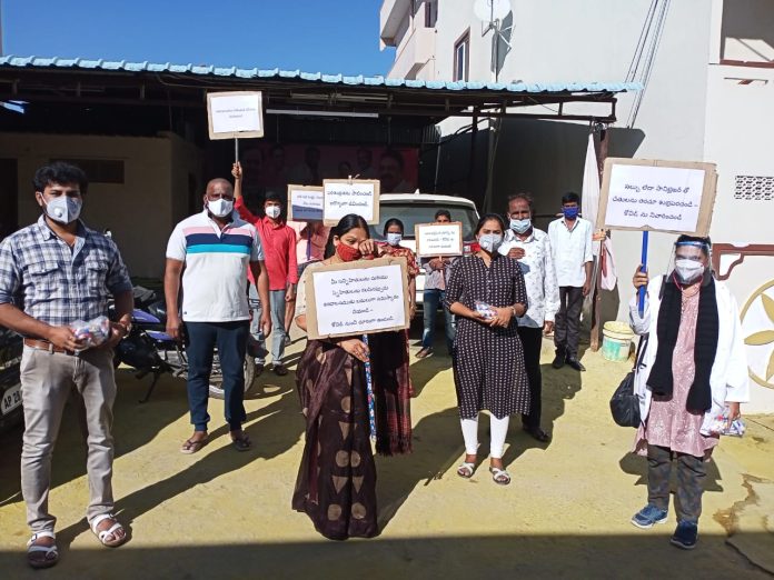 Janandolan Campaign -An Awareness Rally And Booster Dose Distribution Programme At Rallaguda Ward No-13 Of Shamshabad Mandal.