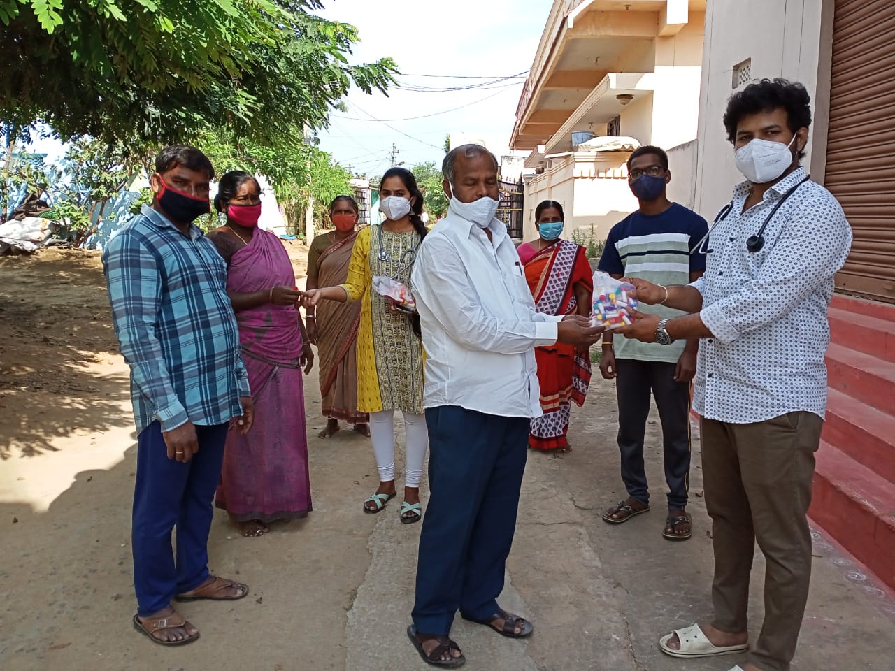 Janandolan Campaign - Awareness Rally And Booster Dose Distribution Programme At Gollur And Gollur Thanda Village