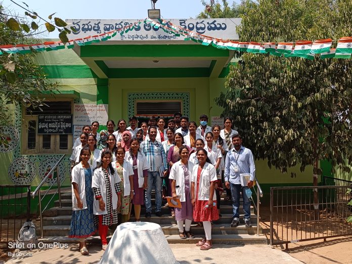 Department of Community Medicine Visit to Primary Health Centre (PHC), Peddashapur
