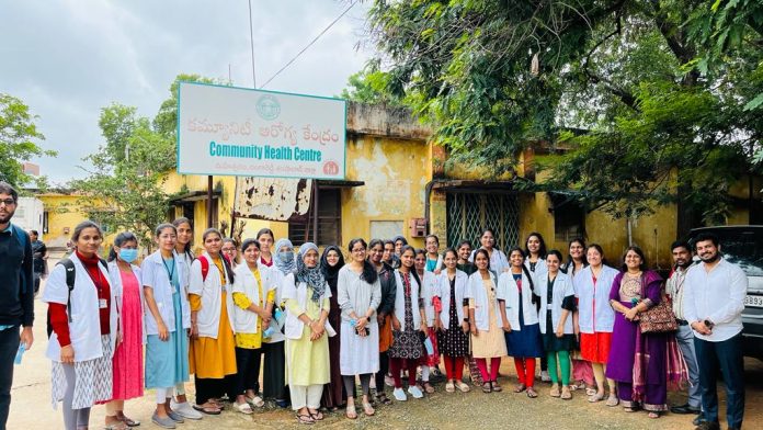 Department of Community Medicine Visit to Community Health Centre (CHC), Maheshwaram