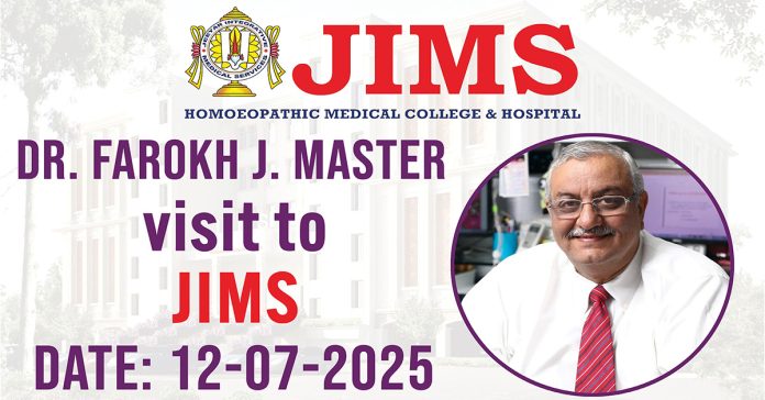 Insightful Scientific Session on Homoeopathy & Oncology by Dr. Farokh J. Master at JIMS HMC