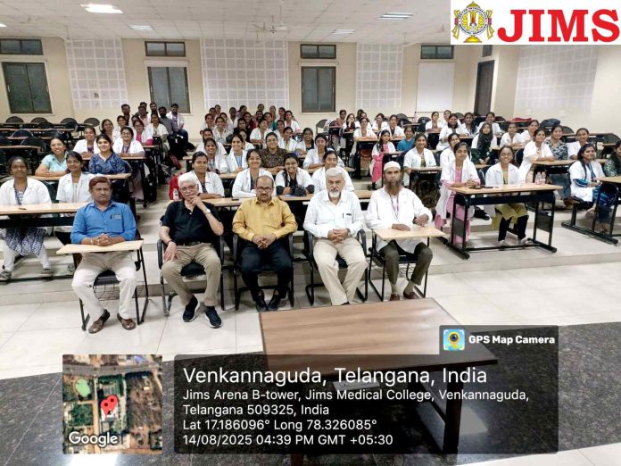 JIMS Homoeopathic Medical College & Hospital organized a scientific session on 14th August 2025