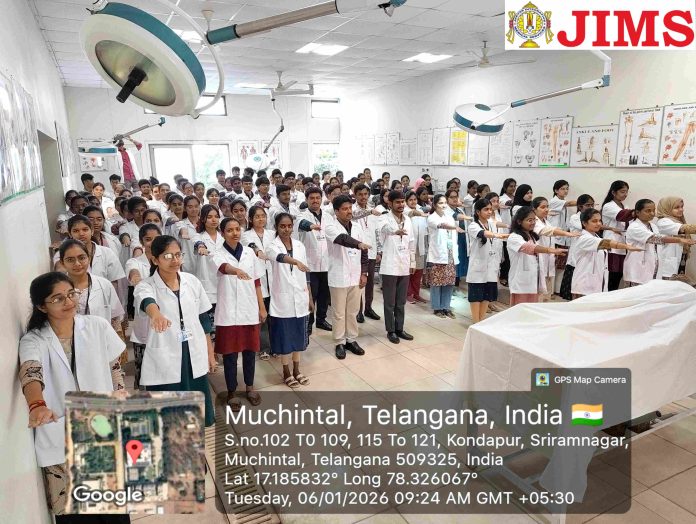 Cadaveric Oath Ceremony – I BHMS (2025–2026 Batch)