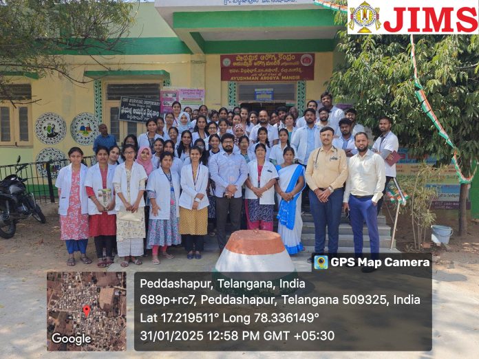 DEPARTMENT OF COMMUNITY MEDICINE Visit to Primary Health Centre (PHC), Peddashapur