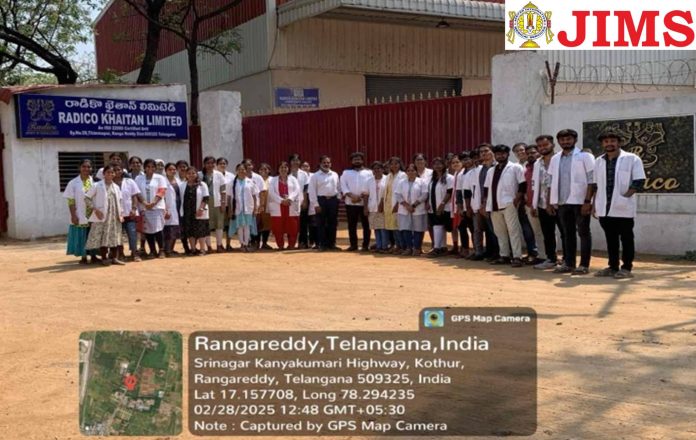 Department of Community Medicine – Industrial Visit to Radico Khaitan Limited, Thimmapur