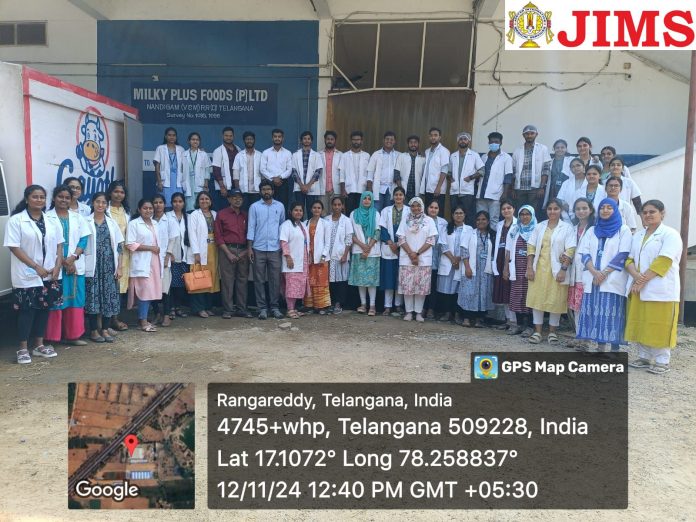 Department of Community Medicine Visit to Milky Plus Foods Pvt. Ltd. (Milk Dairy)